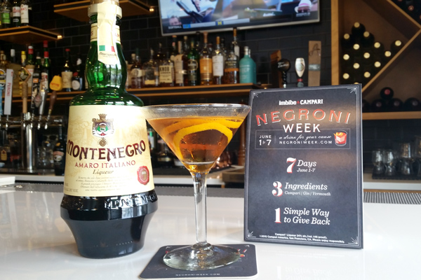 Negroni Week at Amaro Bistro